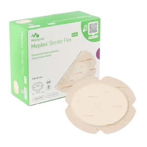 Mepilex Border Flex Oval Pansement hydrocellulaire auto-fixant