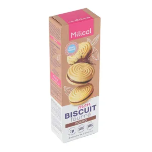 Biscuit fourré cacao Milical