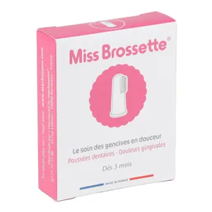 Miss Brossette doigtier brosse à dents massage gencives