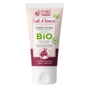 MKL crème pour les mains au lait d'ânesse bio