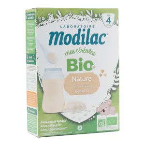 Modilac Mes Céréales bio Nature pour bébé