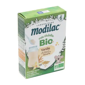 Céréales Bio Modilac à la Vanille