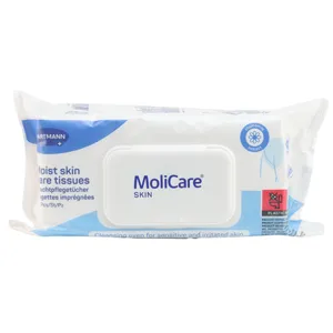 Lingettes nettoyantes imprégnées MoliCare Skin Hartmann