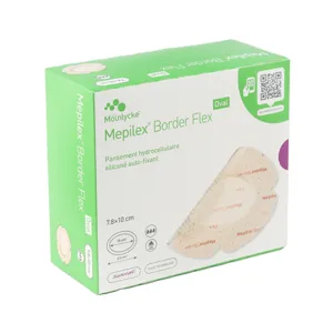 Mepilex Border Flex Oval Pansement hydrocellulaire