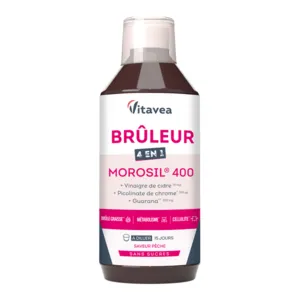 Vitavea Brûleur 4 en 1 solution buvable morosil chrome cidre chrome