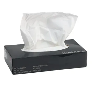 Mouchoir jetable blanc pure ouate x100