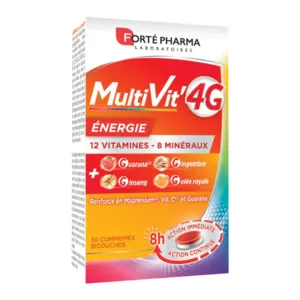 Forté Pharma comprimés MultiVit' 4G Energie