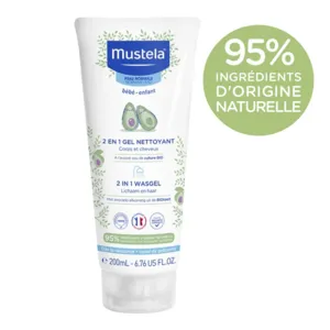 Mustela 2 en 1 gel nettoyant  Corps et Cheveux