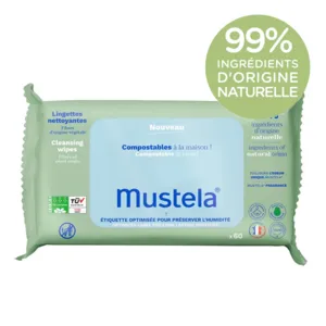 Lingettes Mustela nettoyantes