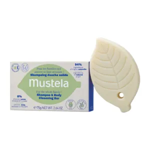 Shampoing douche solide cheveux et corps Mustela