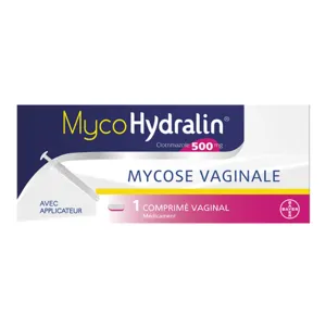 Comprimé vaginal MycoHydralin 500