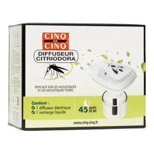 Diffuseur Citriodora anti moustiques Cinq sur Cinq
