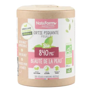 Ortie piquante feuille Bio gélules Beauté de la peau