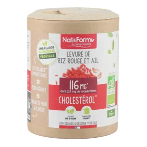 Nat et Form Ecoresponsable Ail et levure de riz rouge bio