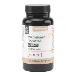 Nat & Form Gélules vitalité Multivitamin liposomal 500 mg