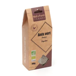 Tisane Nat et Form bio semences d'anis vert