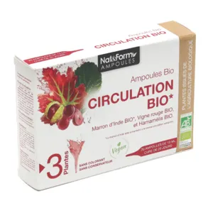 Nat & Form complément Circulation Bio en ampoules