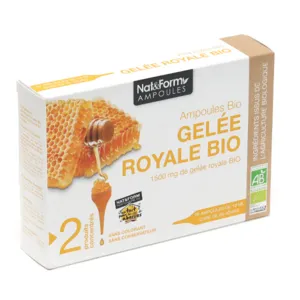 Nat & Form ampoules Gelée royale Bio