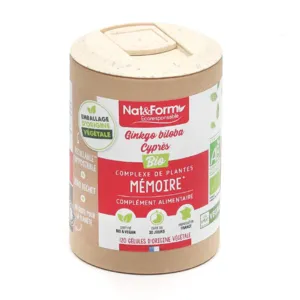 Nat et Form gélules Mémoire Bio