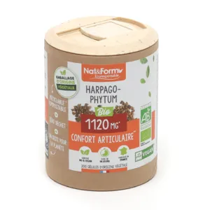 Harpagophytum Nat et Form Ecoresponsable bio gélules Confort articulaire