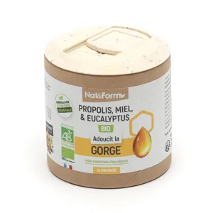 Nat&Form Gommes à la propolis et au miel bio
