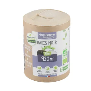 Nat et  Form Radis noir bio complément alimentaire en gélule