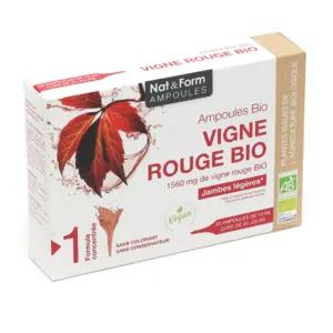Nat et Form Vigne rouge bio ampoule