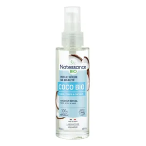 Natessance huile végétale de coco bio corps et cheveux