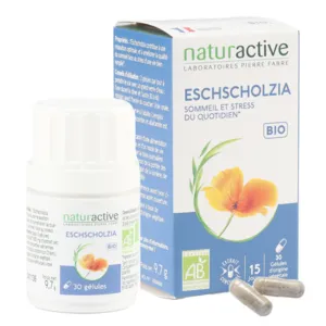 Extrait concentré d'eschscholtzia bio Naturactive en gélules