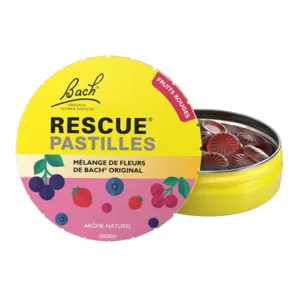 Pastilles aux Fleurs de Bach Rescue fruits rouges