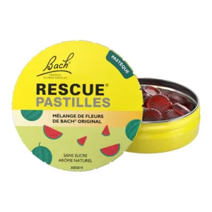 Pastilles Rescue Fleurs de Bach Pastèque sans sucres