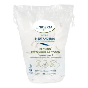 Pads bio Neutraderm Gilbert Rectangles de coton