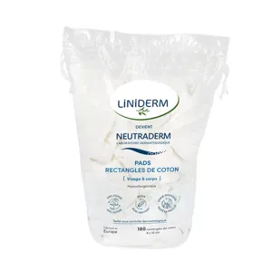 Gilbert Neutraderm rectangles de coton visage et corps