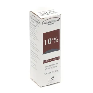 Neosynéphrine 10% collyre mydriatique
