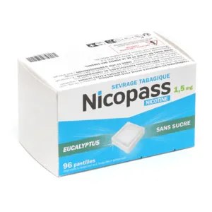 Nicopass Eucalyptus pastille 1,5 mg