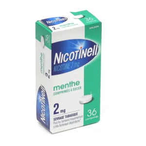 Comprimé Nicotinell 2mg menthe arrêt tabac