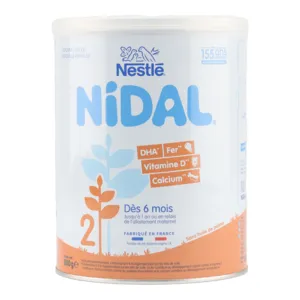 Nestlé Nidal 2 lait infantile 6 mois à 1 an