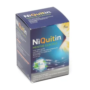 Niquitin 4mg menthe glaciale gomme arrêt tabac