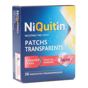 Niquitin 7mg/24h patch nicotinique