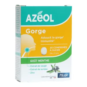 Pileje Azéol maux de gorge comprimés