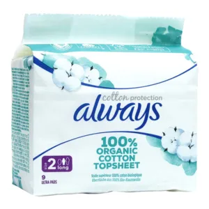 Always Serviette hygiénique Cotton Protection Long Bio