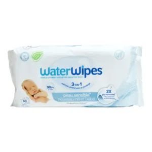 Lingettes bébé WaterWipes à l'eau et extrait de pépin de pamplemousse