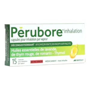 Perubore capsules inhalation rhume
