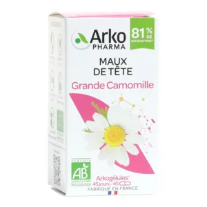 Arkogélules grande camomille Bio mal de tête