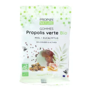 Gommes Propos Nature Propolis verte bio Eucalyptus et miel