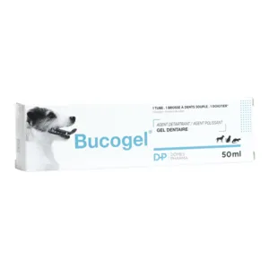 Gel dentifrice pour animaux domestiques Bucogel