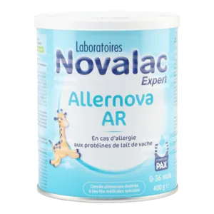 Lait en poudre Allernova anti régurgitations