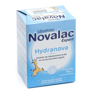 Solution de réhydratation orale en sachet Hydranova Novalac