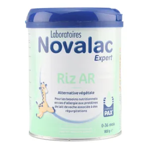 Novalac Riz AR lait infantile sans lactose
