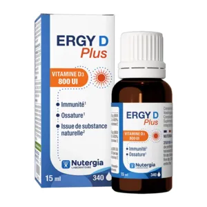 Nutergia Ergy D Plus gouttes vitamine D3